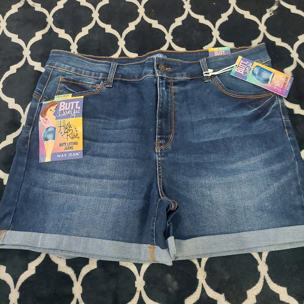 Nwt‎ wax Jean shorts 3XL
